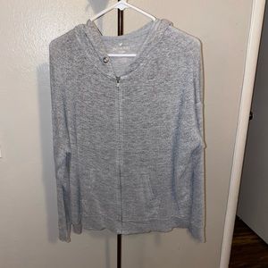 Soft grey hoodie